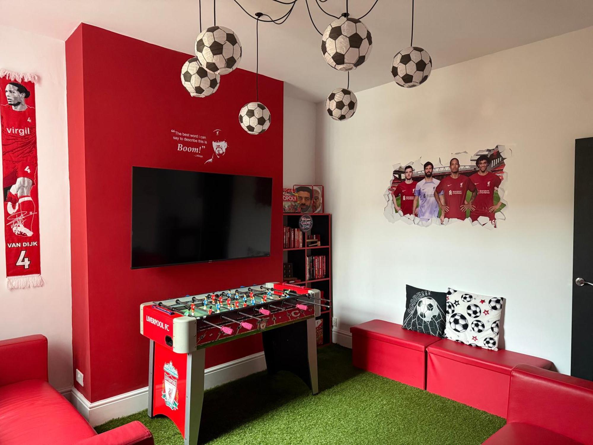 Vila Anfield Abode - Entire Lfc Themed House Liverpool Exteriér fotografie