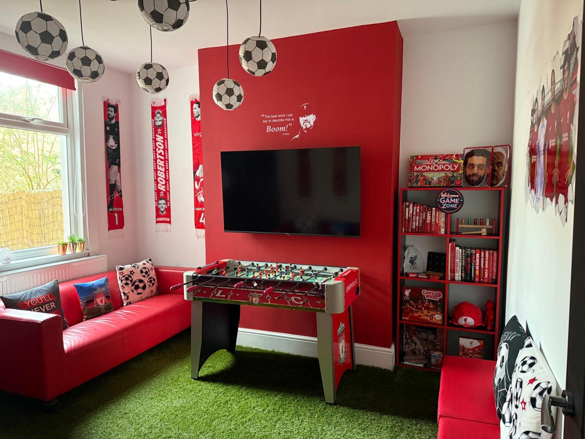 Vila Anfield Abode - Entire Lfc Themed House Liverpool Exteriér fotografie